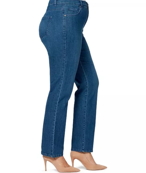 Gloria Vanderbilt Amanda 24 24W short denim jeans - Picture 4 of 7